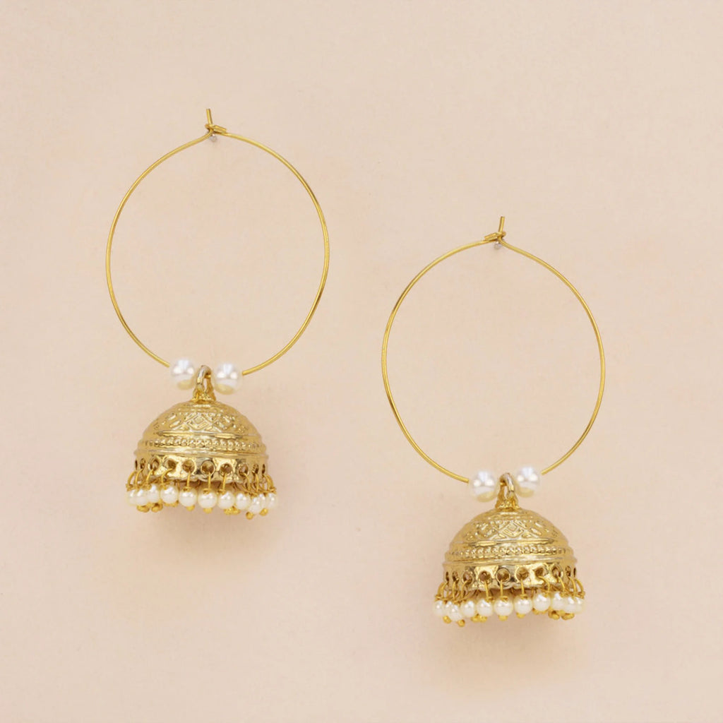 Pack of 4 pairs of beautiful hoop bali earrings